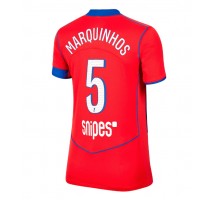 Paris Saint-Germain Marquinhos #5 Koszulka Trzecia damskie 2025-26 Krótki Rękaw